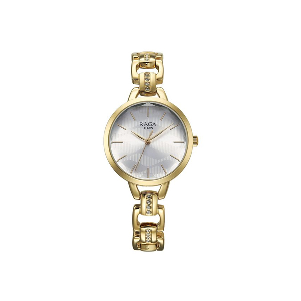 Titan Raga Showstopper Quartz Analog Silver Dial Women’s Watch